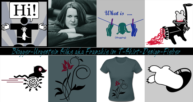 Silke gestaltet T-Shirts in ihrem Shop und auf dem Spreadshirt Marktplatz