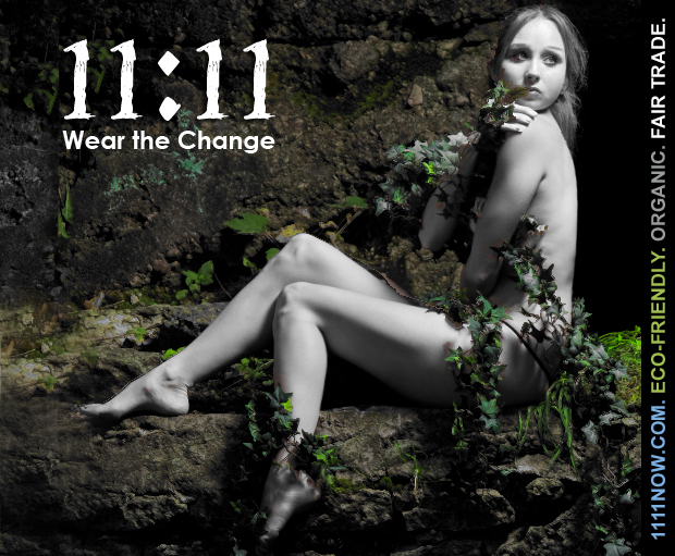 Art Nude Model Covered With Vines
