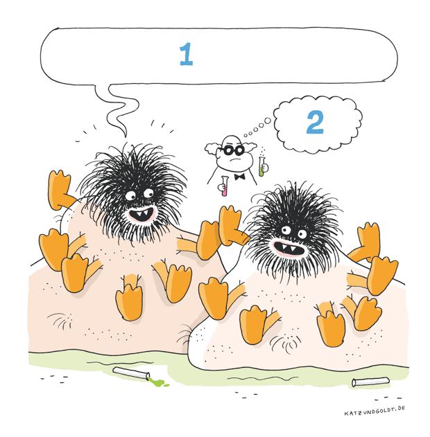 Texte die Sprechblasen und gewinne ein Katz&Goldt Buch