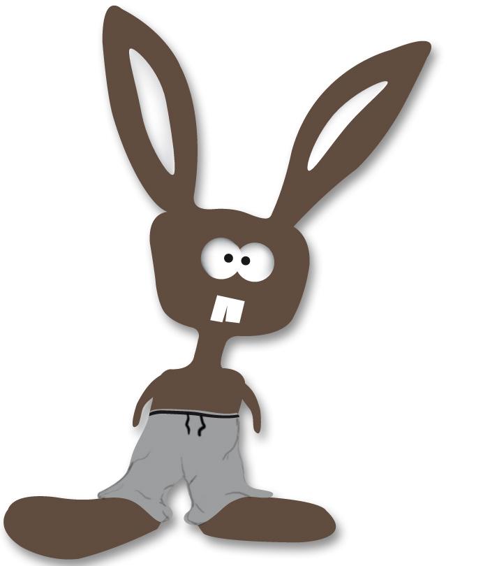 Der sportliche Hase von Hasenfarm.com