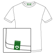 Spreadshirt Etikett links unten