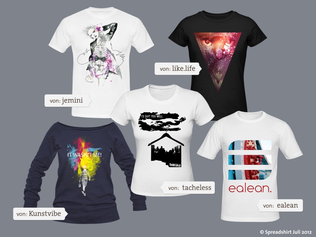 Kunst auf Shirts - Spreadshirt