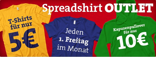 Das nächste Spreadshirt Outlet kommt!