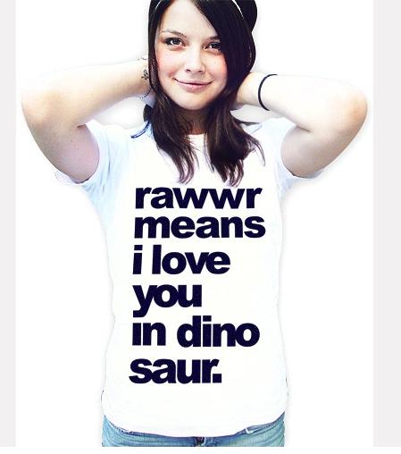 T-Shirt raw means love