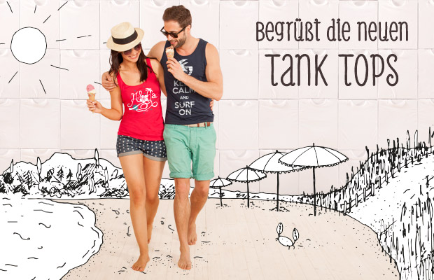 Spreadshirt's neue Tanks