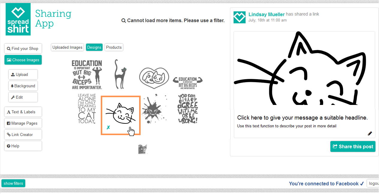 Sharing Tool Animation