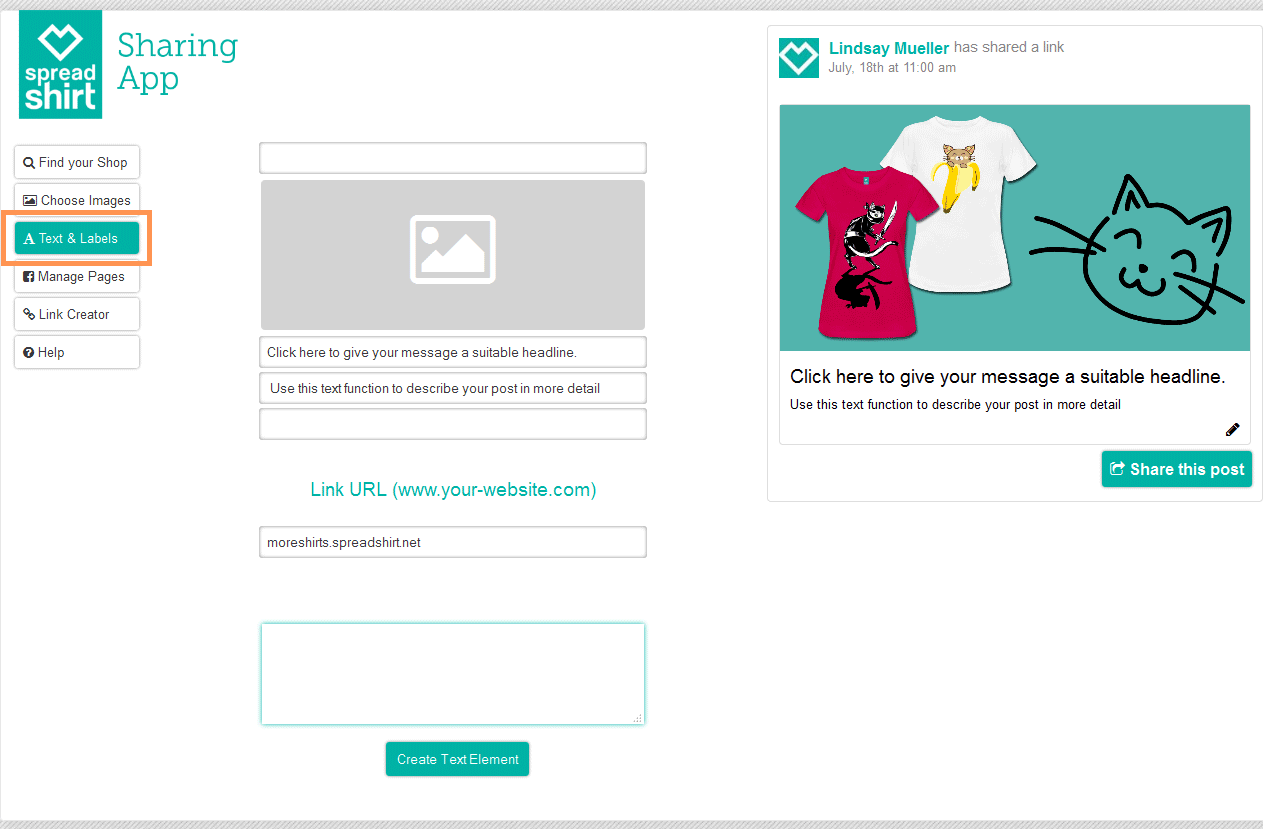 Sharing Tool Animation