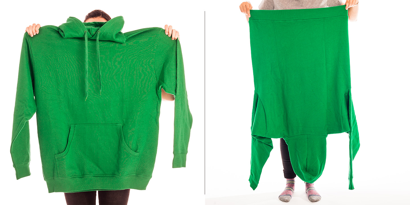Das gruselige Hoodie-Monster