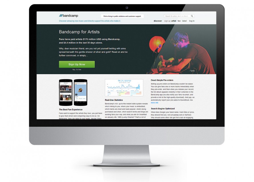 Musik vermarkten mit bandcamp