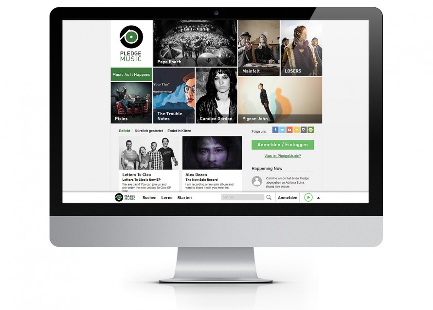 Musik promoten mit pledgemusic